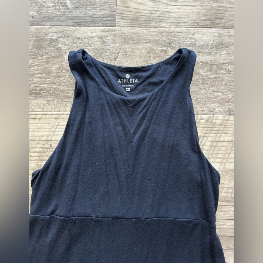 Athleta Dress High Neck Black XS $80 - Picture 6 of 6